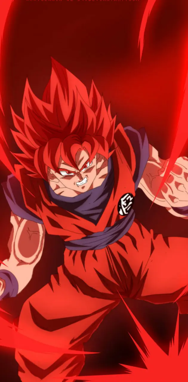 Goku god red