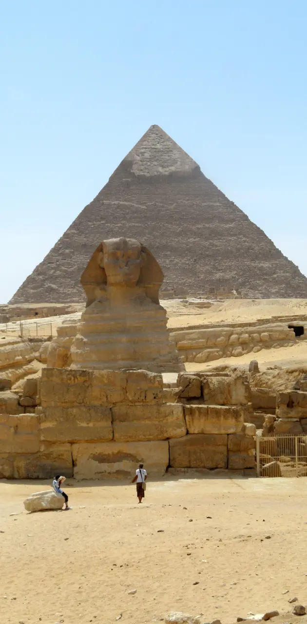 Pyramid And Sphinx