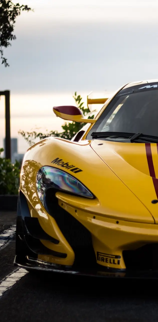 yellow sports car wallpaper