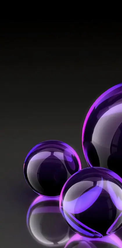 Purple Balls Wall
