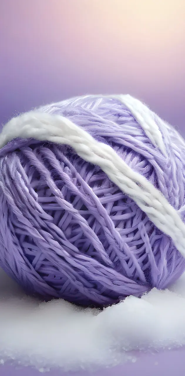 a close up of a ball of yarn