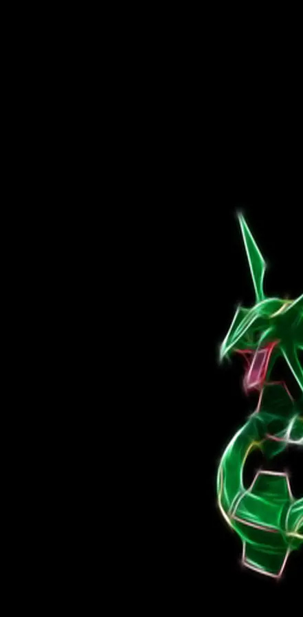 Download free Neon Pokemon Rayquaza Wallpaper 