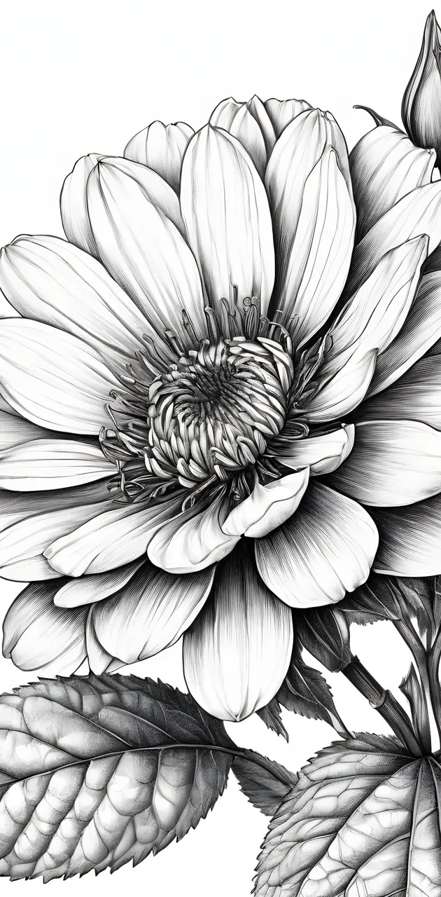 Sketch of flower