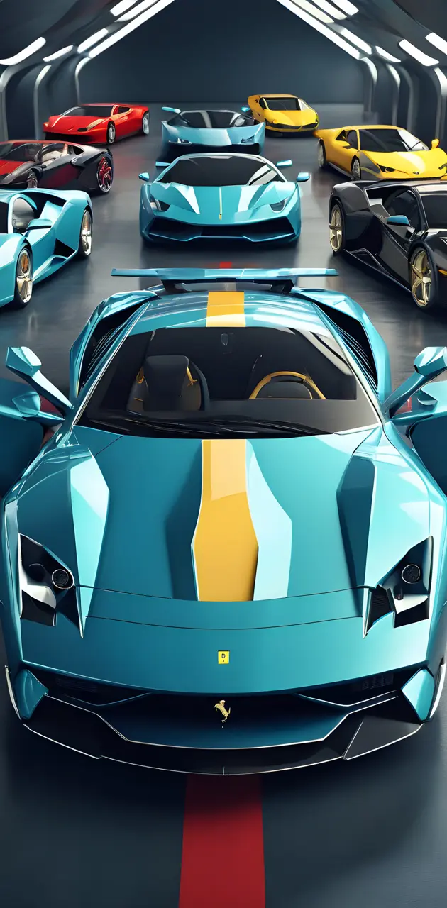 cool Lamborghini and Ferrari picture