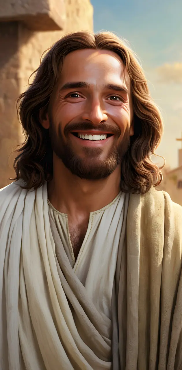 Jesus Smiling with love for you
