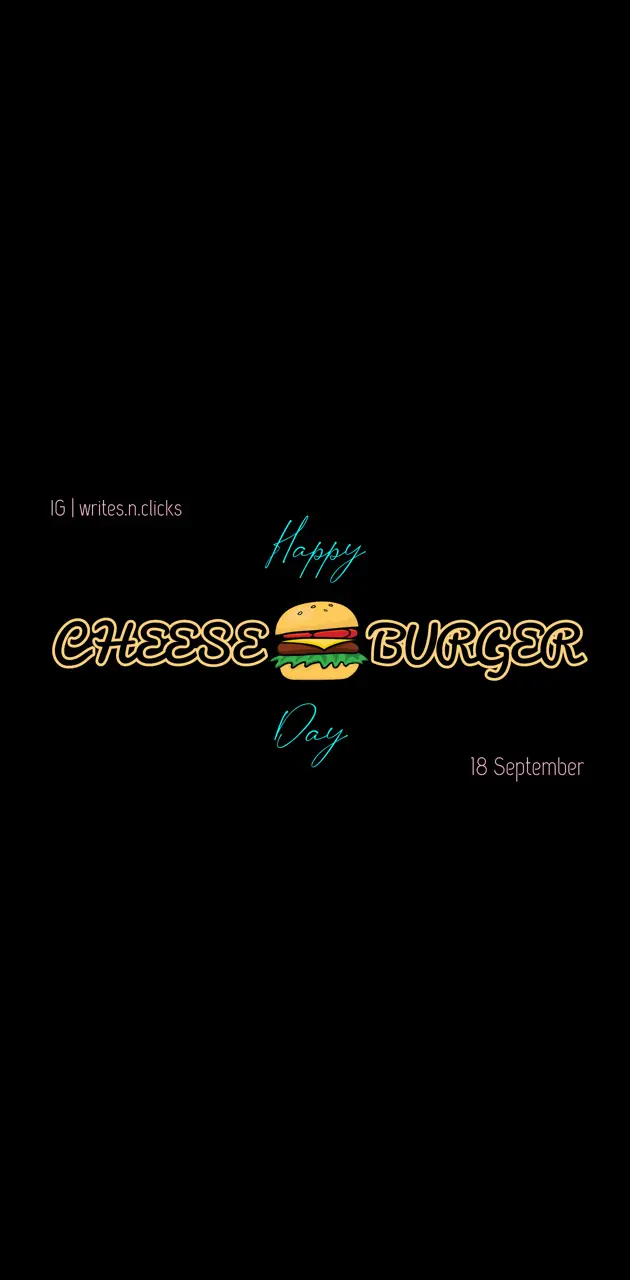 Cheeseburger Day