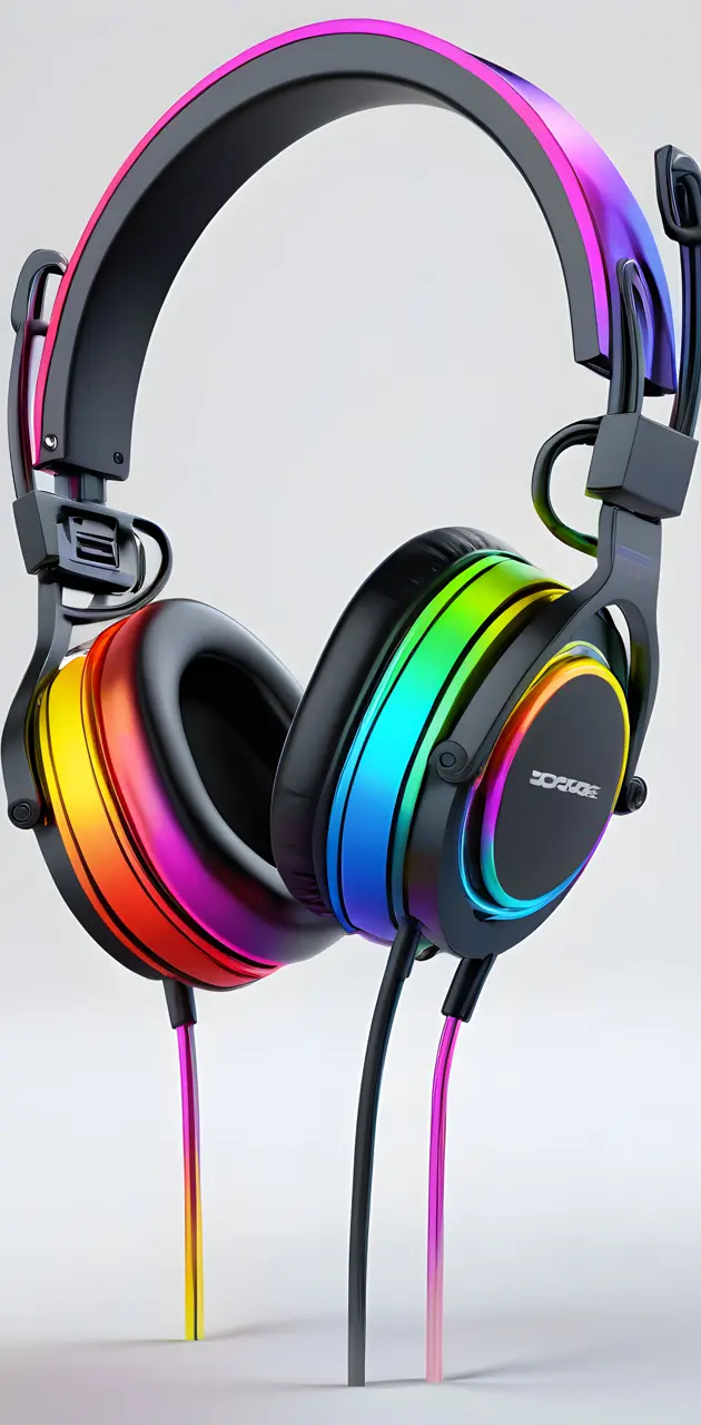 Amazing rainbow headset.