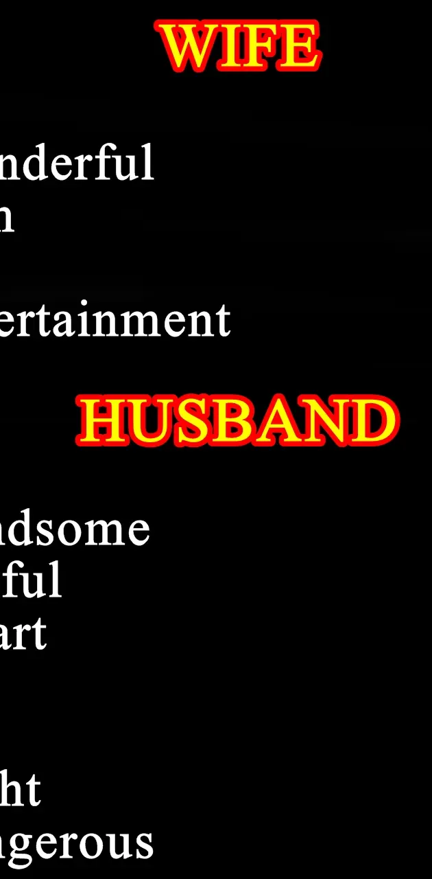 wife vs husband