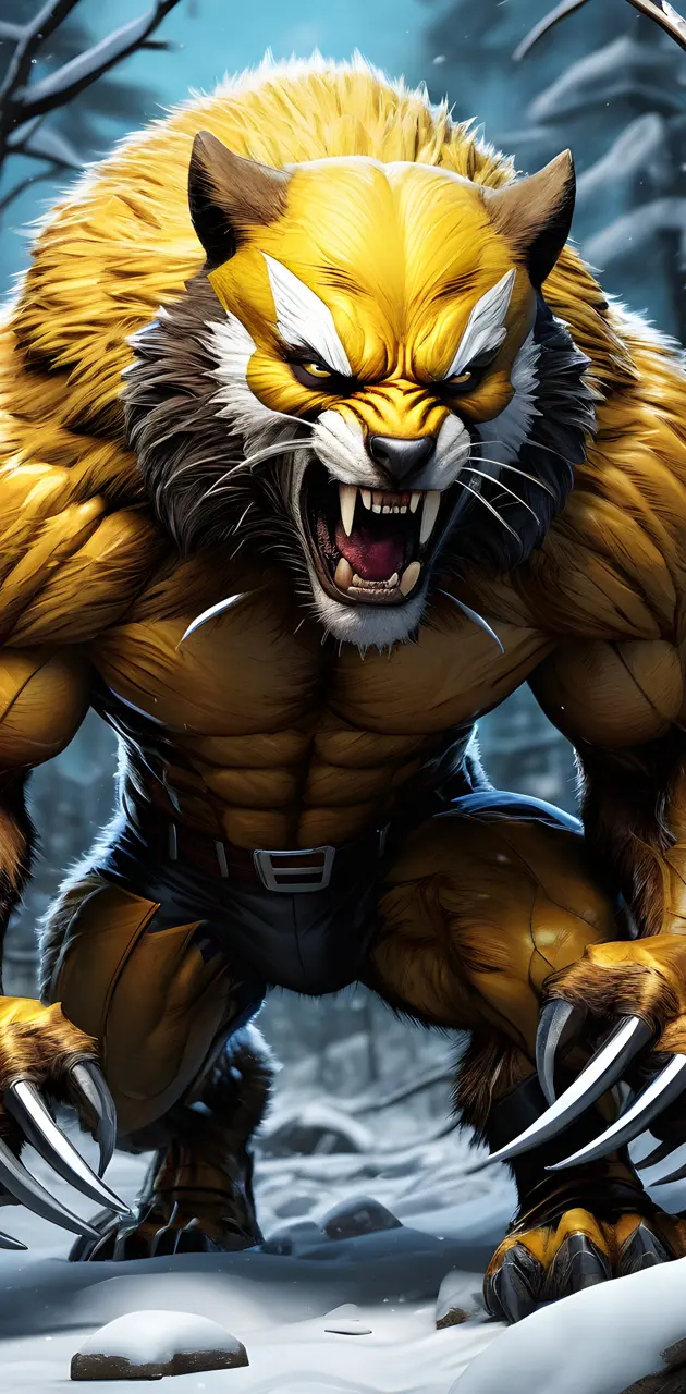 sabertooth mixed with wolverine