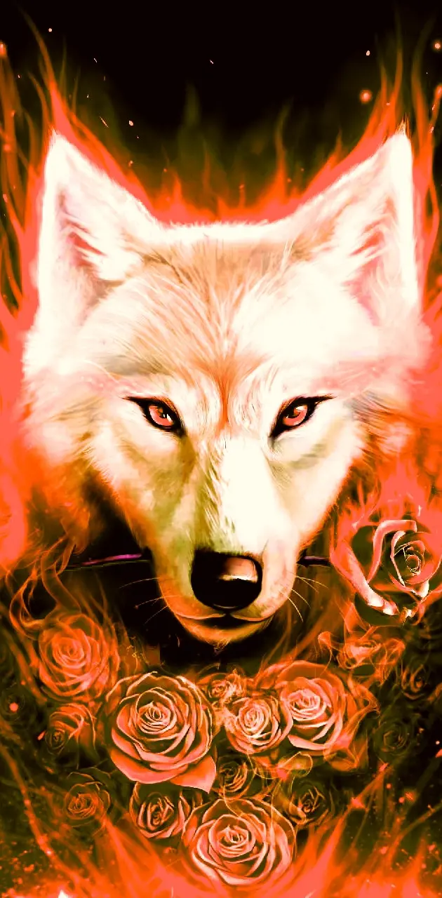 white fire wolf