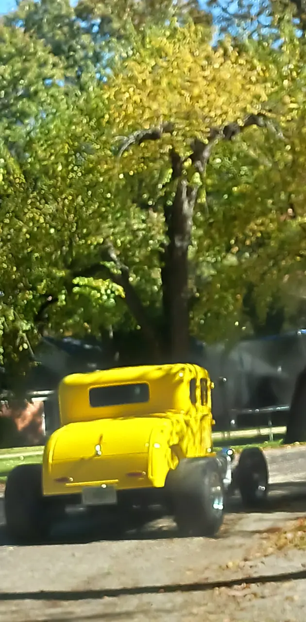 Cool Yellow Car 