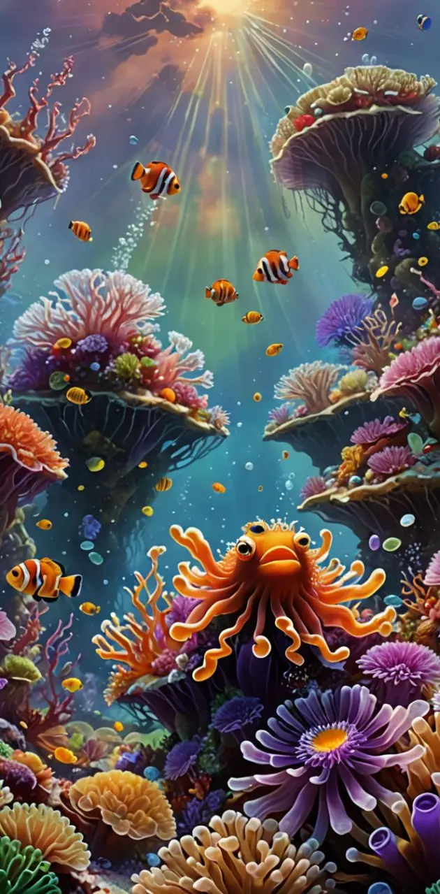 Clownfish and Sea Anemones 