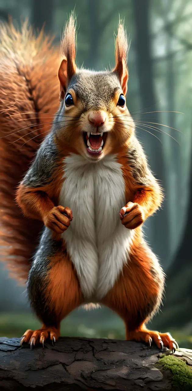 angry squirrel