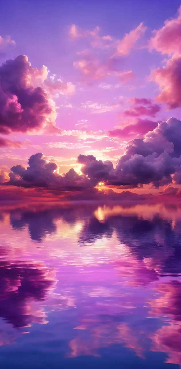 purple sunrise