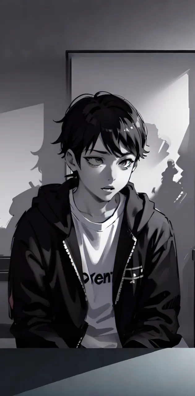 Sad boy wallpaper anime wallpaper dark wallpaper 