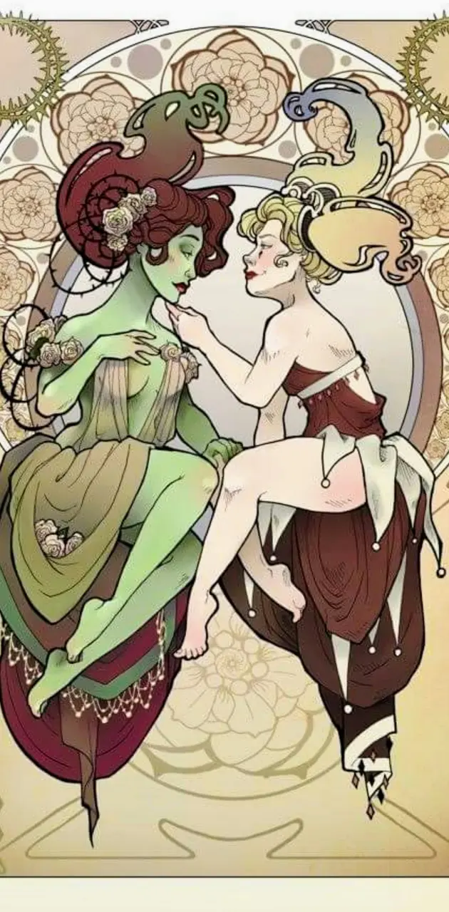 poison ivy and harley quinn wallpaper