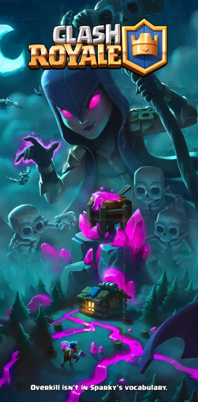 Clash royal Witch Back