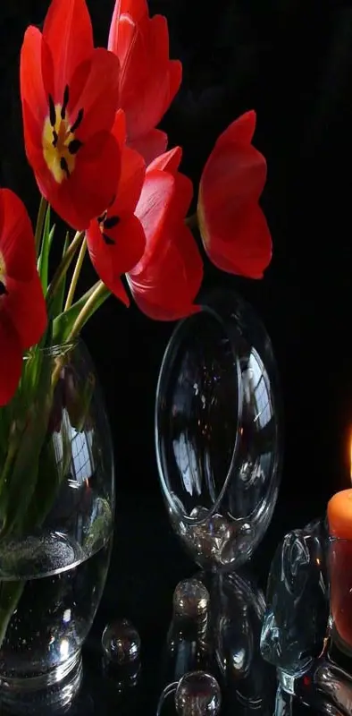 Vase candle