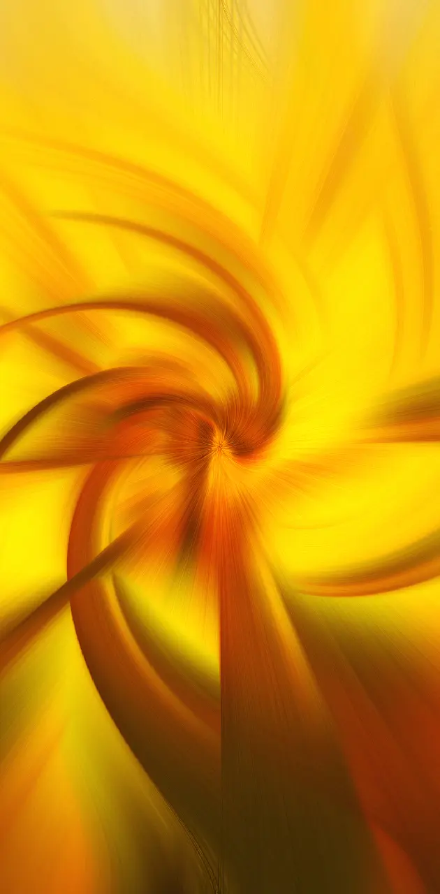 yellow abstract spiral