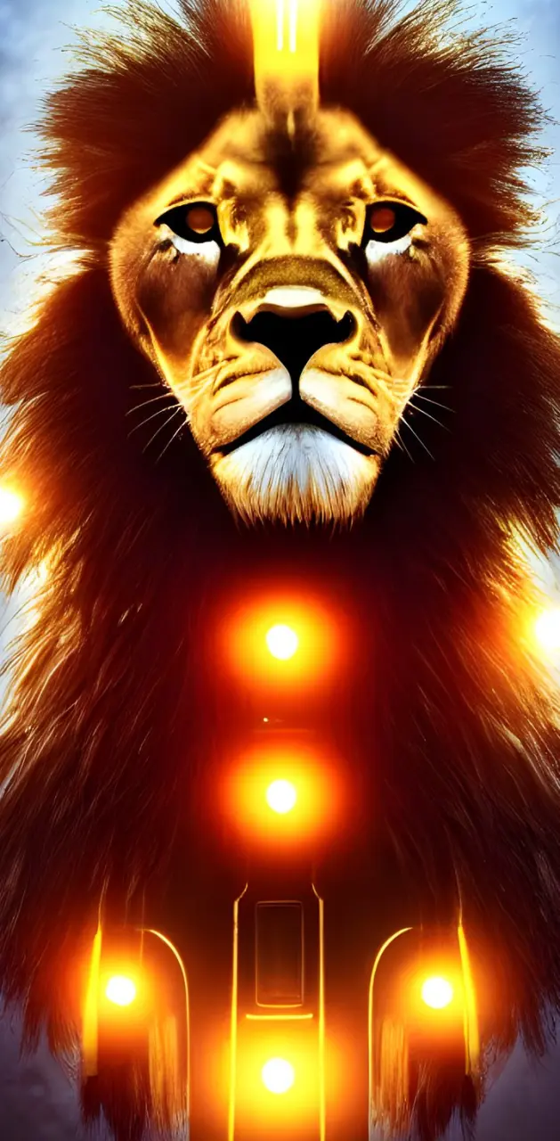 The light from a lion