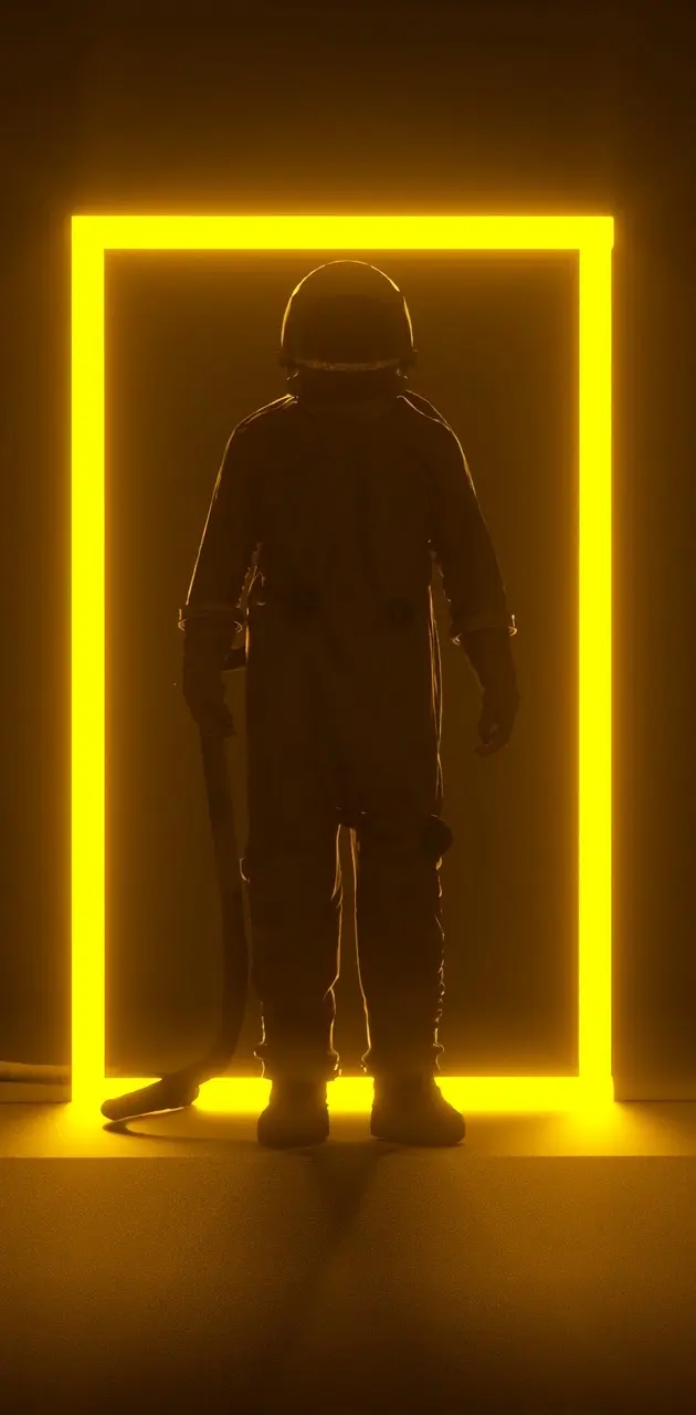 Astronaut In Neon