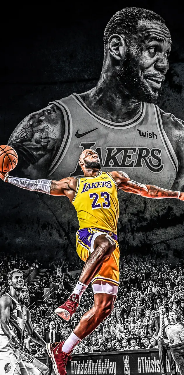 Download Lebron James Iphone NBA Lakers Wallpaper