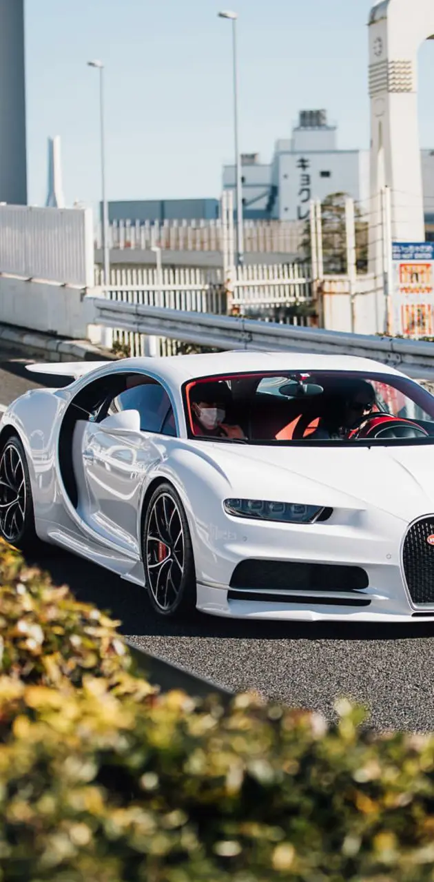 White Bugatti Chiron