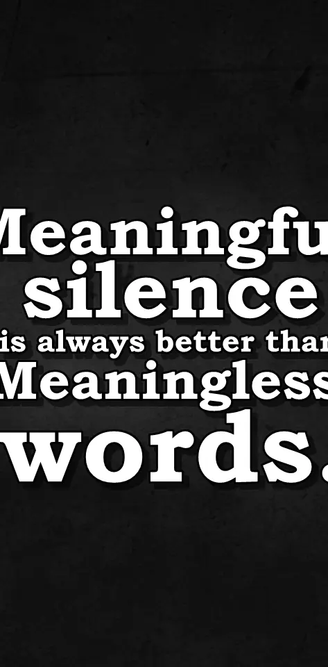 meaningless words