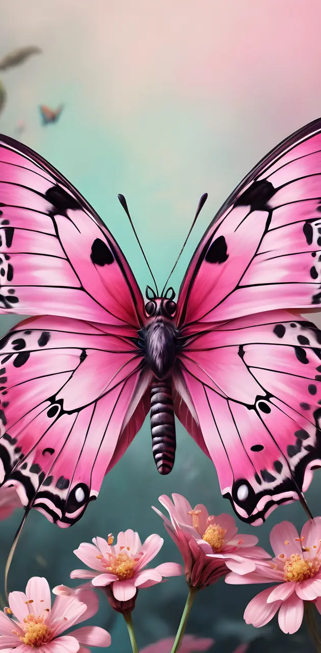 pink pretty butterfly