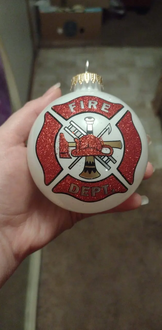 Firefighter ornament 