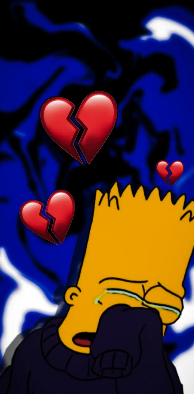 Bart Sad wallpaper by Errblck - Download on ZEDGE™