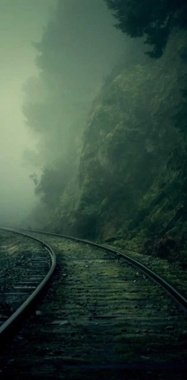 misty railway