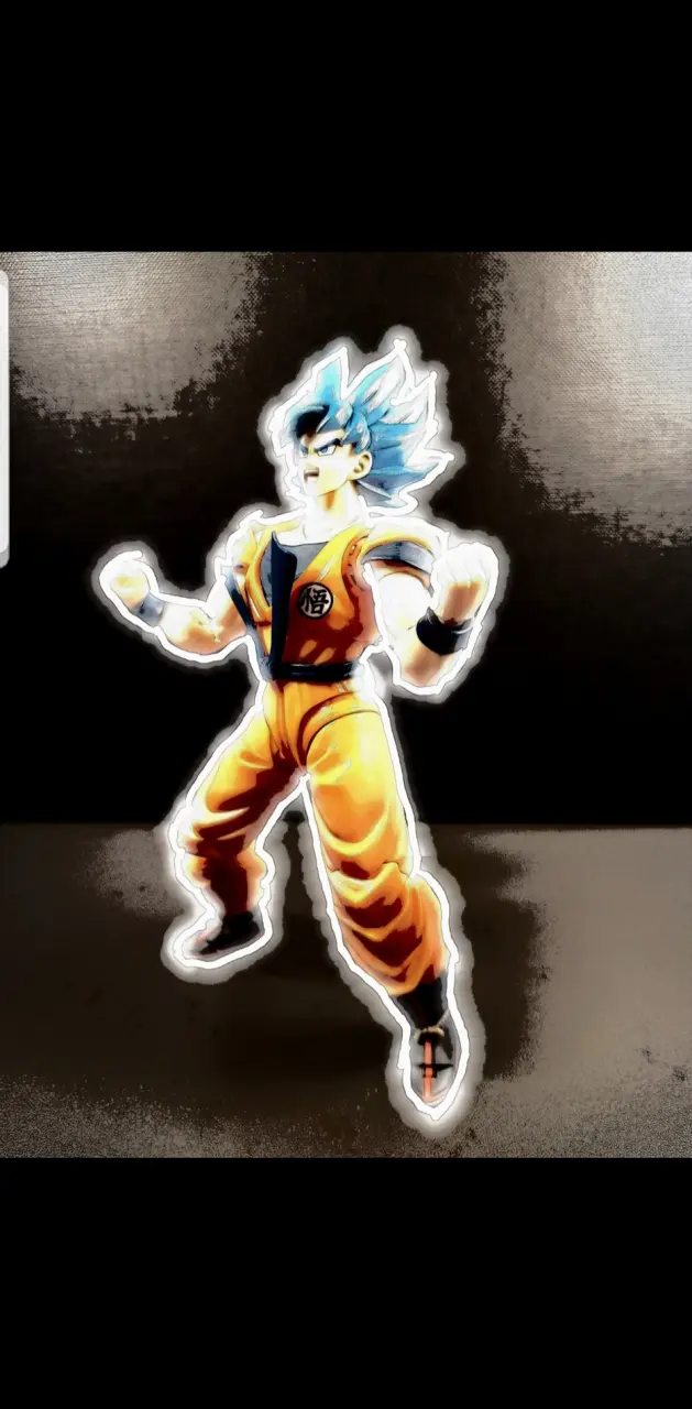Goku blue wallpaper