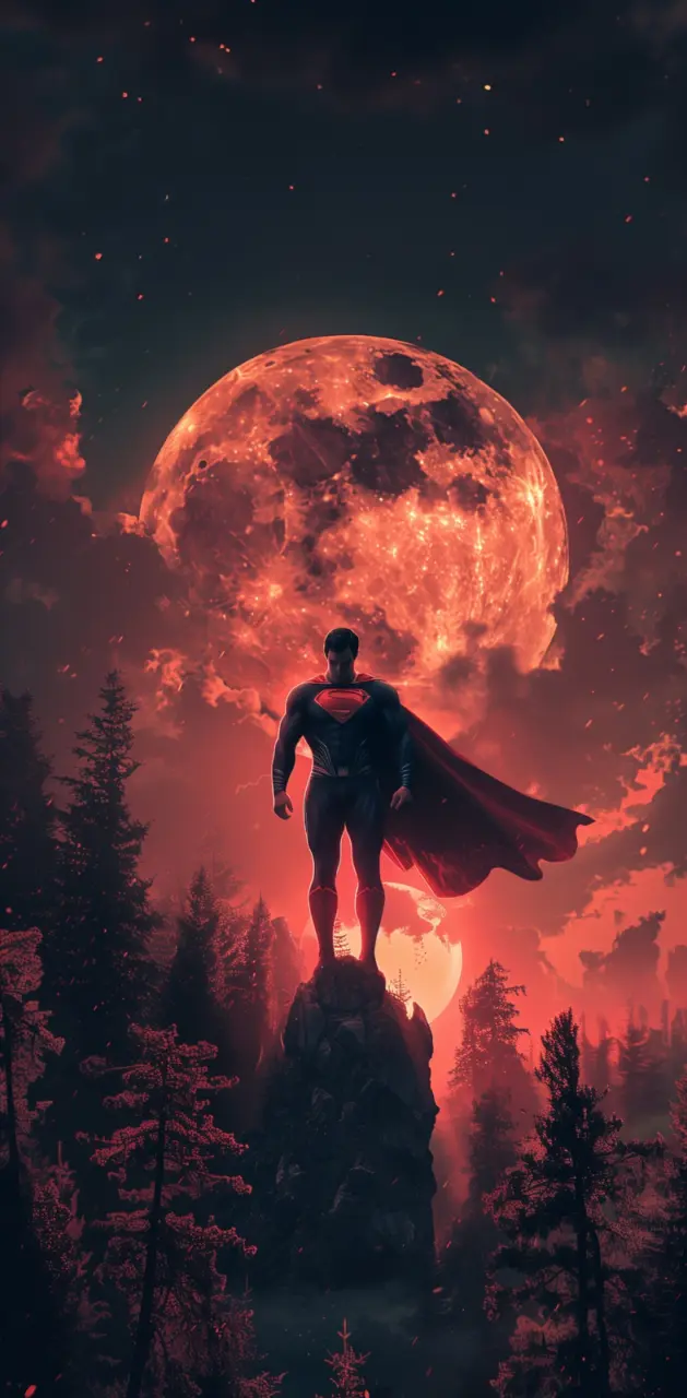 Red Moon and Superman