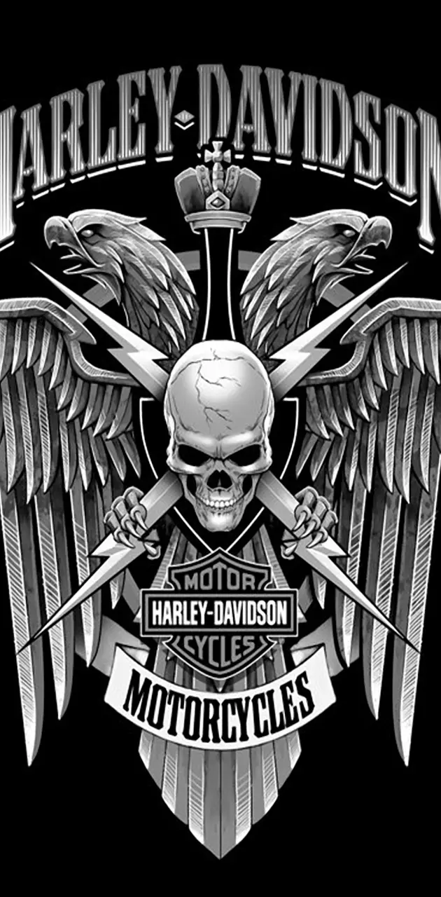 Harley Skull Logo