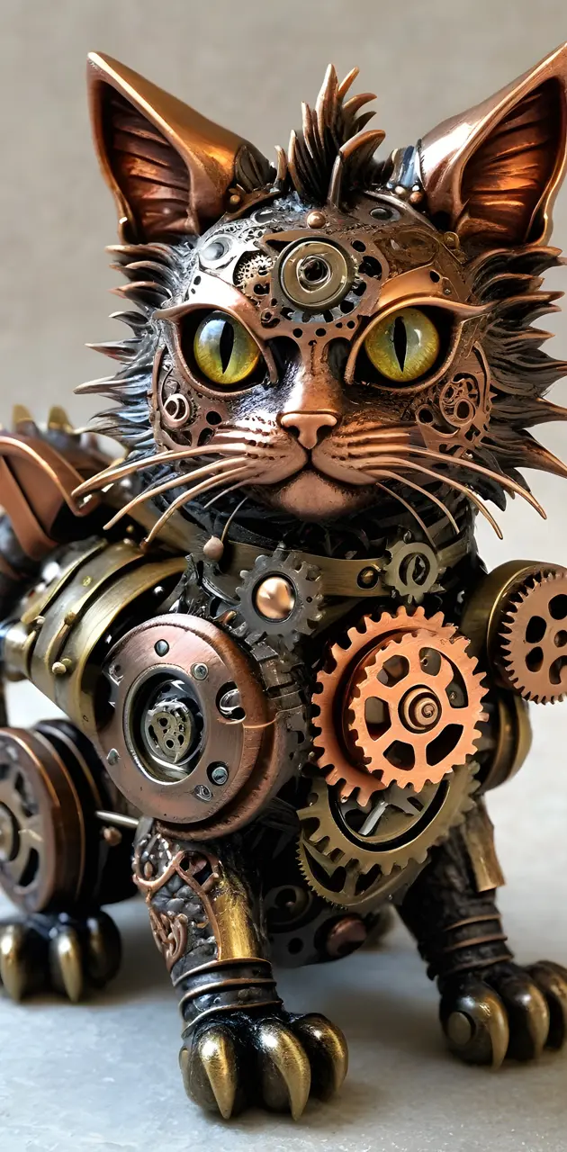 steampunk kitty