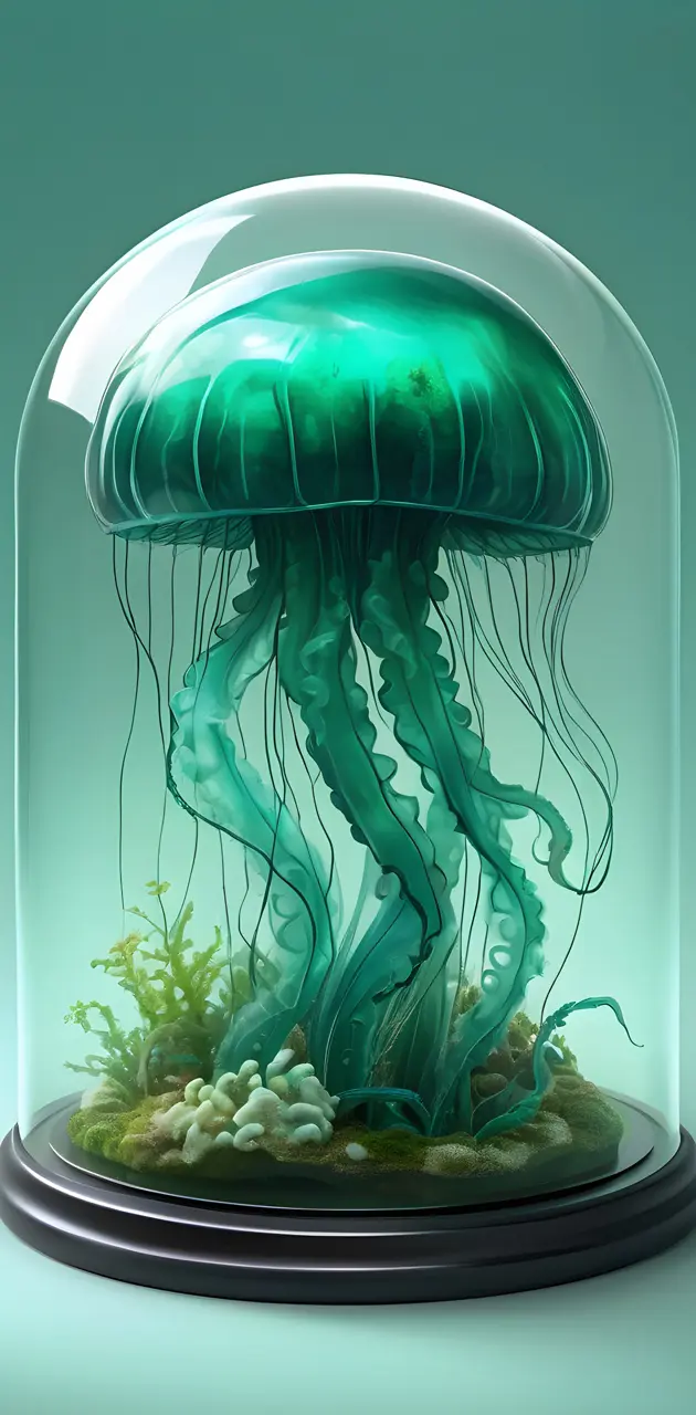 glowy jellyfish