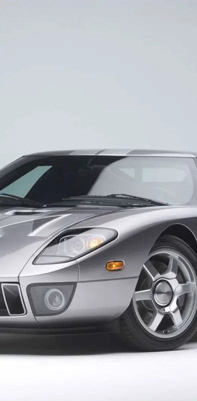 Silver Ford Gt40