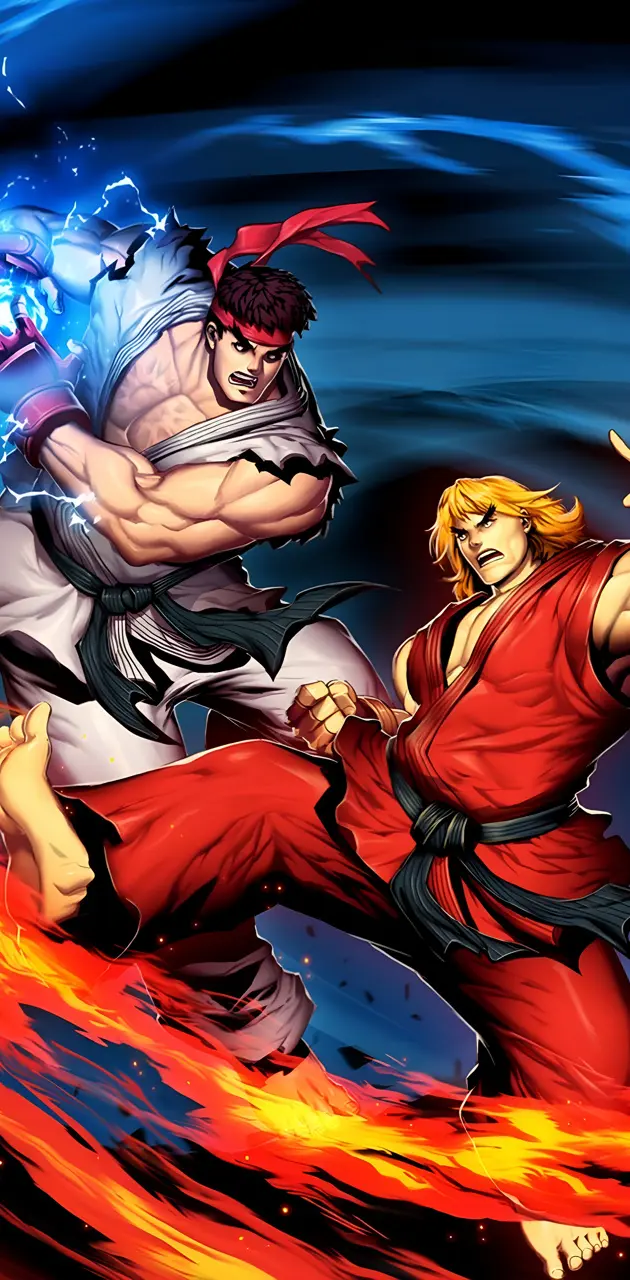 Ryu vs Ken 4K