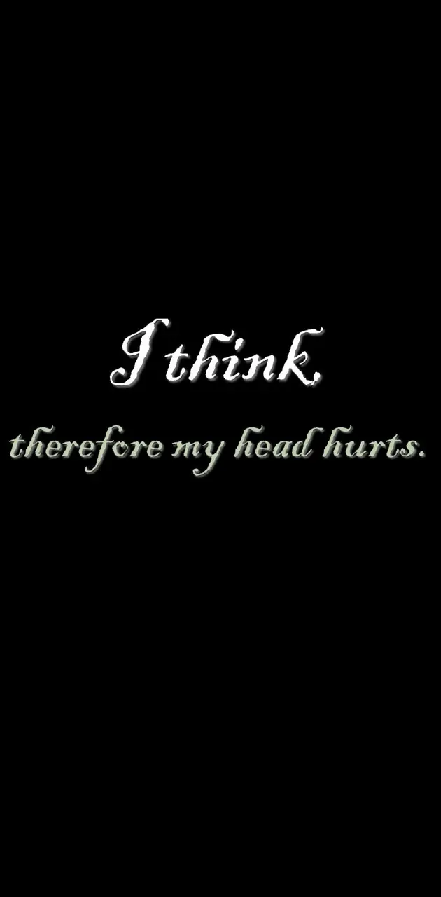 i think