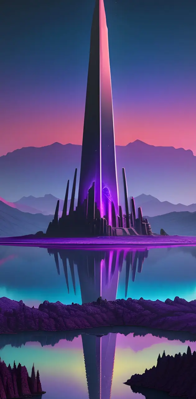 Reflection of obelisk 