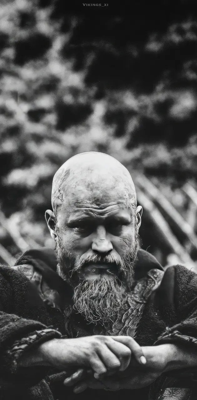 Ragnar Lothbrok B&W