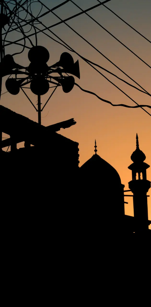 Mosque sunset