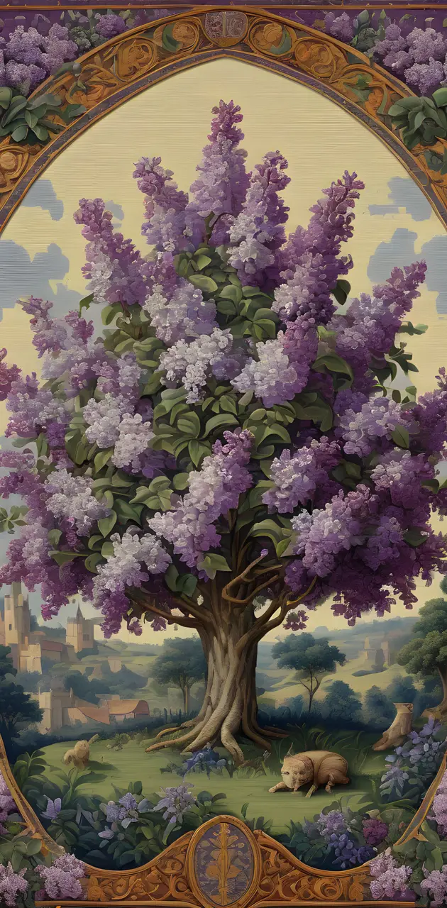 lilac tapestry