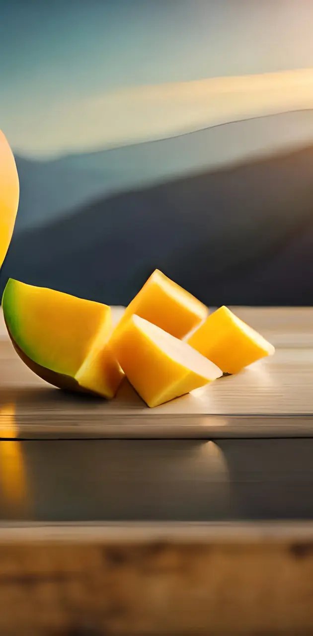 a cutting mango 