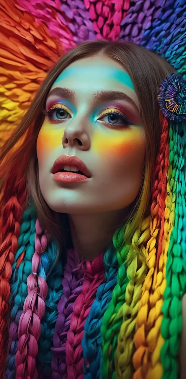 Colorful girl 