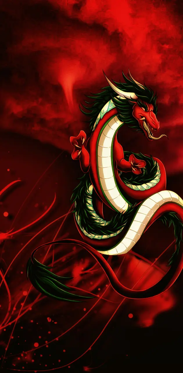 cool red dragon backgrounds