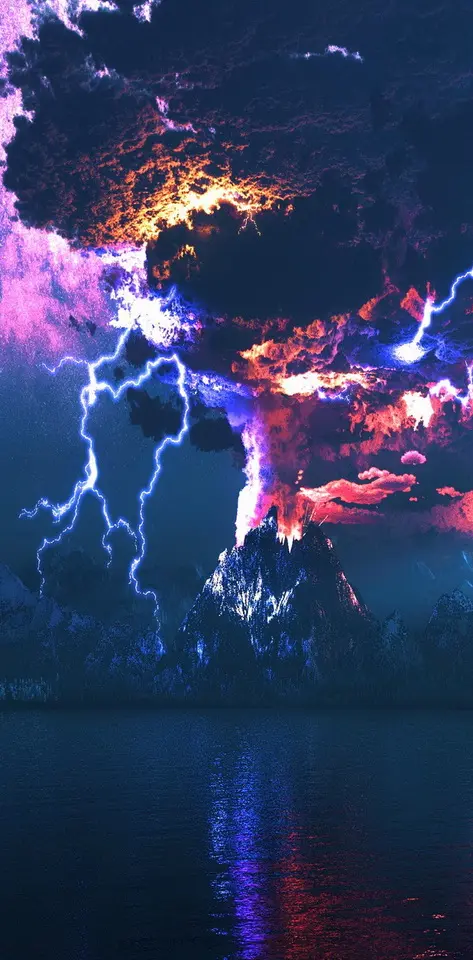 Lightning Eruption