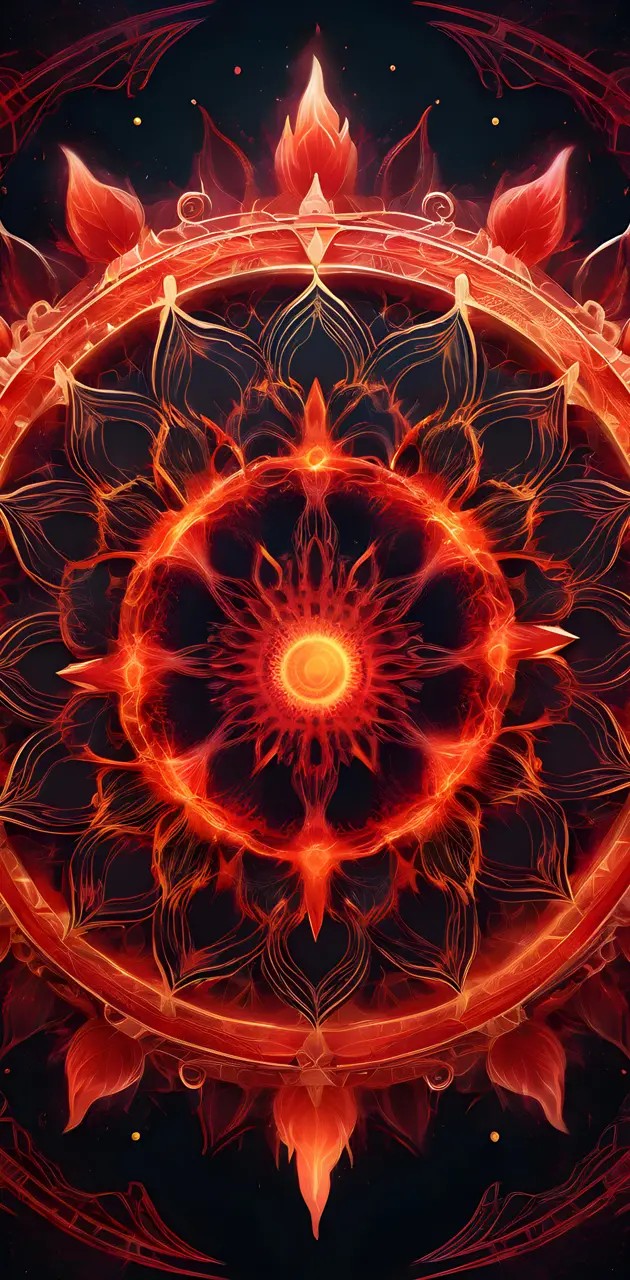Flaming Mandala