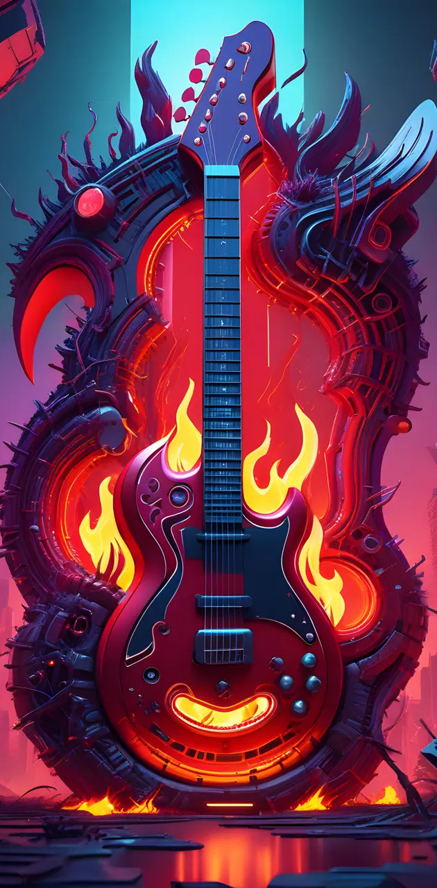 flame guitar